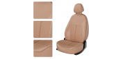 Авточехлы OPEL ASTRA J 2013 Sedan бежевый/бежевый/коричневый