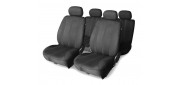 Чехлы на сиденья трикотаж «HIGHWAY» чёрный/чёрный универсальные 10904