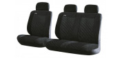 Чехлы на сиденья алькантара «RAZOR VAN», чёрный, универсальные, 10140