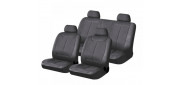 Чехлы на сиденья искусственная кожа «MATADOR-LADA», серый, универсальные, 10344