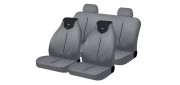 Чехлы на сиденья трикотаж «ARRIS», чёрный/серый, универсальные, 10548 Чехлы на сиденья трикотаж «ARRIS», чёрный/серый, универсальные, 10548