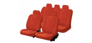 Чехлы на сиденья трикотаж «CRUISE», красный/красный/красный, универсальные, 10325