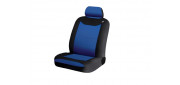 Чехлы на сиденья трикотаж «SCORPIO SINGLE», чёрный/синий, универсальные, 11007
