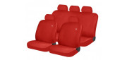 Чехлы на сиденья трикотаж «SOLID», красный, универсальные, 10928 Чехлы на сиденья трикотаж «SOLID», красный, универсальные, 10928
