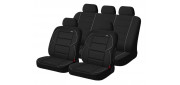 Чехлы на сиденья трикотаж «SUPER TWEED», чёрный, универсальные, 10519
