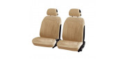 Чехлы на сиденья трикотаж «TREND FRONT», бежевый/бежевый, универсальные, 21131
