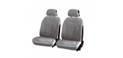 Чехлы на сиденья трикотаж «TREND FRONT», светло-серый/светло-серый, универсальные, 21130