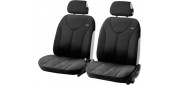Чехлы на сиденья трикотаж «TROPHY FRONT», чёрный/чёрный, универсальные, 10288