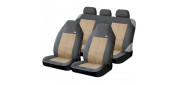 Чехлы на сиденья водоотталкивающая ткань «EXPLORER», чёрный/бежевый, универсальные, 10307 Чехлы на сиденья водоотталкивающая ткань «EXPLORER», чёрный/бежевый, универсальные, 10307