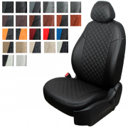 Чехлы из экокожи на HYUNDAI CRETA 2016 Ромб