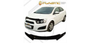 Дефлектор капота CHEVROLET AVEO Sedan 2011-2019