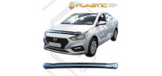Дефлектор капота HYUNDAI SOLARIS 2017-2019 Дефлектор капота HYUNDAI SOLARIS 2017-2019