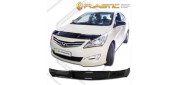 Дефлектор капота HYUNDAI SOLARIS HatchBack с 2014-2017