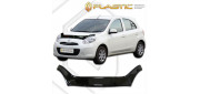 Дефлектор капота NISSAN MARCH K13 с 2010-2019