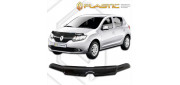 Дефлектор капота RENAULT SANDERO 2014-2019 Дефлектор капота RENAULT SANDERO 2014-2019