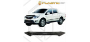 Дефлектор капота SSANGYONG ACTYON SPORT 2012-2019