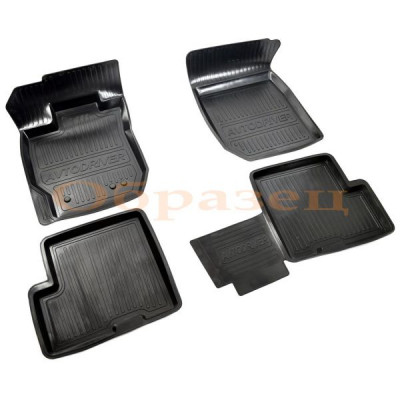 Коврики в салон, резиновые с бортиком для ВАЗ Классика, 1971-
