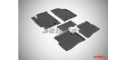 Резиновые коврики с высоким бортом для KIA Rio II 2005-2011