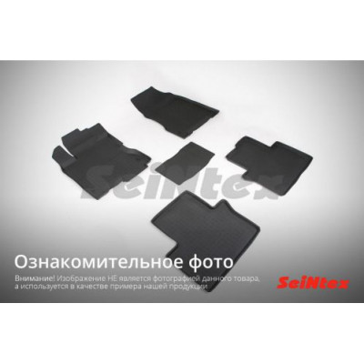 Резиновые коврики с высоким бортом для KIA Sorento Prime (3 ряда) 2015-н.в.