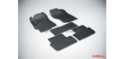 Резиновые коврики Сетка для Mitsubishi Lancer X 2007-н.в. Резиновые коврики Сетка для Mitsubishi Lancer X 2007-н.в.